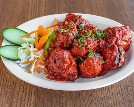 Halal fried chicken at Tallow and Thyme — elevated comfort food restaurant in St. Boniface, Winnipeg
