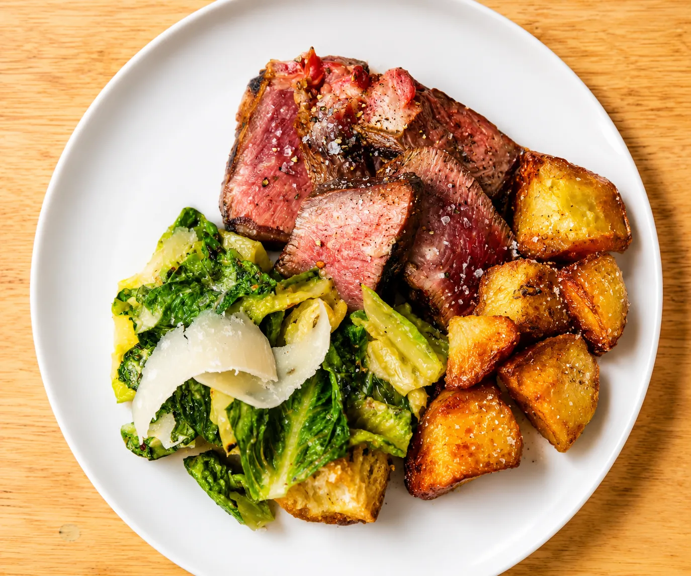 Tallow-seared premium T-bone steak at Tallow & Thyme on Provencher Blvd, Winnipeg